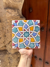 Cargar imagen en el visor de la galería, Azulejos Andaluces pintados a mano decorativos